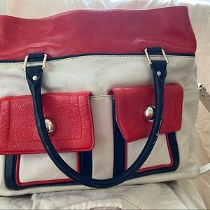 Kate Spade leather overnight bag
